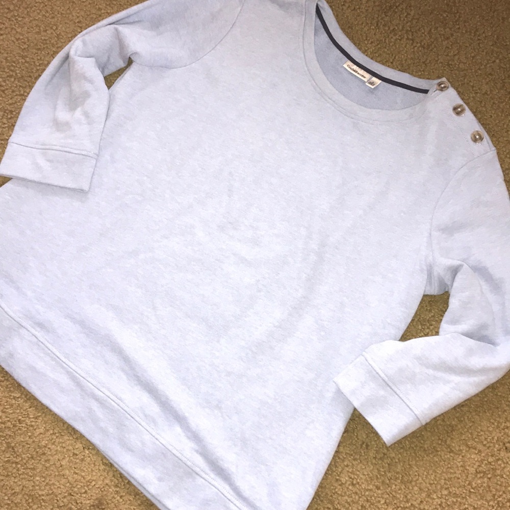 ❄️ Cozy Croft & Barrow Baby Blue Sweater - EUC ❄️